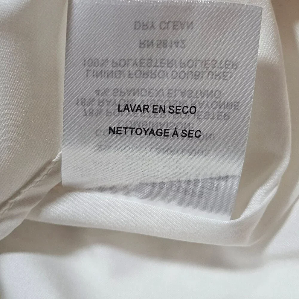 Gal Meets Glam Women Tweed A-Line Dress Ivory 8 Quiet Luxury Easter Cottagecore - Picture 16 of 16